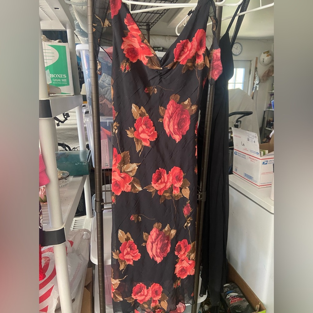 Floral Asymmetrical Dress